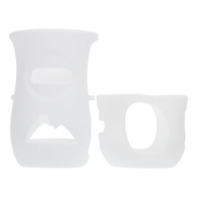 6 Pcs Baby Bottle Covers Nursing Anti-Falling Sleeves Protectors White