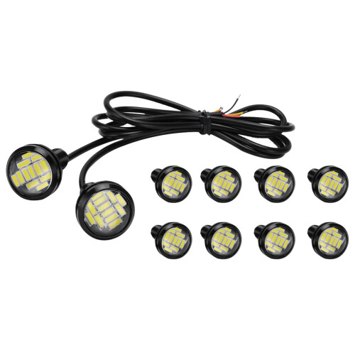 20 Pcs Eagle Eye Lamp License Plate And Reversing Light For