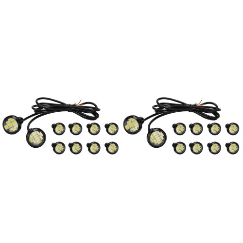 20 Pcs Eagle Eye Lamp License Plate And Reversing Light For 1