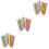 300 Pcs Children Early Educational Percussion Musical Stick 5