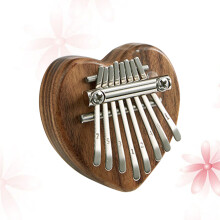 2Pcs 8 Keys Thumb Piano Diy Heart Shaped Painting Toy For Kids