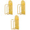3Pcs Electric Clipper Holder Wall Mounted For Barber Shop 3