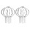 4 Pcs Roof Gutter Leaf Strainer Filter Downspout Guard Drain Cover 1
