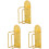 3Pcs Electric Clipper Holder Wall Mounted For Barber Shop 2