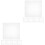 10 Pcs Clear Acrylic Sheets Square DIY Craft Signs 3
