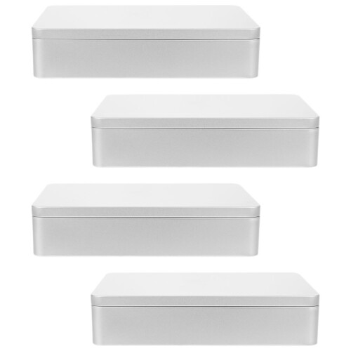 8 Pcs Metal Storage Box With Lids 2
