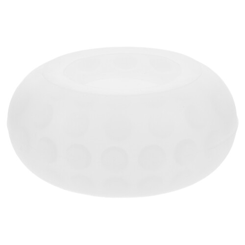 2Pcs Durable Silicone Pot Mold White Geometric Planter for Flower Pots 2