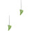 2Pièces Ocarina 6 Trous Portable Dolomite Vert Pour Enfants Débutants 3