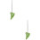 2Pièces Ocarina 6 Trous Portable Dolomite Vert Pour Enfants Débutants 6