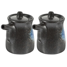 8 Pcs Ceramic Soy Sauce Container Pot Dispenser Holder