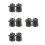 8 Pcs Ceramic Soy Sauce Container Pot Dispenser Holder 7