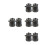8 Pcs Ceramic Soy Sauce Container Pot Dispenser Holder 8