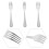 6 Pcs Small Metal Fruit Forks For Dessert And Cake Serving 8