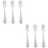 6 Pcs Small Metal Fruit Forks For Dessert And Cake Serving 6