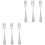6 Pcs Small Metal Fruit Forks For Dessert And Cake Serving 3