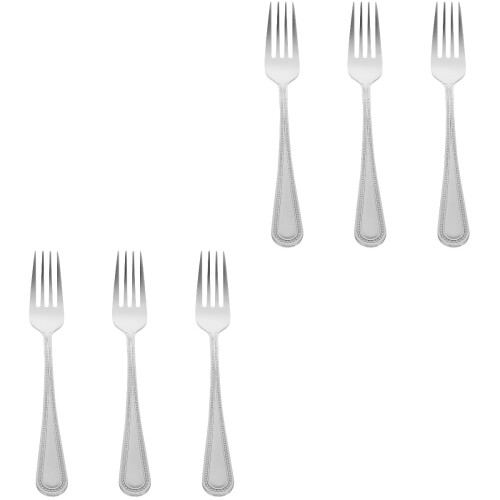 6 Pcs Small Metal Fruit Forks For Dessert And Cake Serving 2
