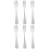 6 Pcs Small Metal Fruit Forks For Dessert And Cake Serving 5