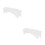 2 Pcs Haircutter Limit Comb Barber Guard Holder Shaving Tool Case 4