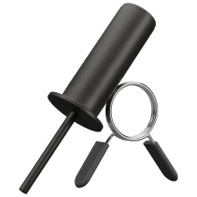 Weight Stack Extender Pin 10x110mm Spring Clip Collar Portable for Commercial and Home Fitness Compatible With Stacks