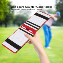 Camouflage Golf Scorekartenhalter mit Bleistift, grün, 36,5 x 11,5 cm