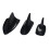 (B) Wearproof Abs Decorative Antenna Car External Decoration Shark Fin Antenna 3