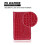 Tragbares rotes Golf-Scorekarten-Halter-Set mit Holzstift & Karten 8