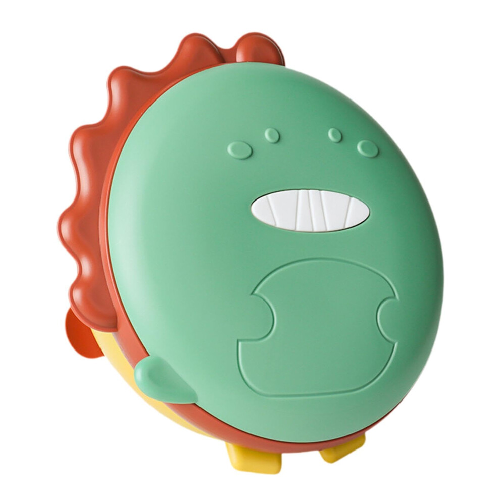 Suction Bowl For Babies With Lid And Divided Sections Baby Feeding Bowl Green