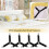 4pcs Adjustable Bed Sheet Fasteners Clips Straps 40-90cm Black 9