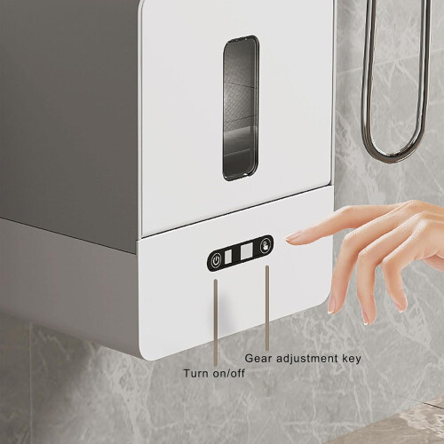 Auto Paper Towel Dispenser Wall Mounted Under Cabinet Automatic Sensor For Bathroom Kitchen Office Use Space Saving 2