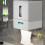 Auto Paper Towel Dispenser Wall Mounted Under Cabinet Automatic Sensor For Bathroom Kitchen Office Use Space Saving 5