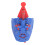 Kids Web Launcher Toy 3pcs Suction Cup Wall Adhesive String Long Range Blue 15