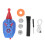 Kids Web Launcher Toy 3pcs Suction Cup Wall Adhesive String Long Range Blue 2