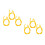 6 Pcs Yellow PVC Y Shaped Stethoscope Replacement Tube 5