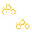 6 Pcs Yellow PVC Y Shaped Stethoscope Replacement Tube 4