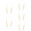 5Pcs Wooden Circular Knitting Needles For Hand Weaving 10