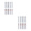 20Pcs Portable Plastic Lip Balm Bottles Assorted Color Lip Gloss Tubes 4