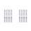 20Pcs Portable Plastic Lip Balm Bottles Assorted Color Lip Gloss Tubes 5