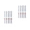 20Pcs Portable Plastic Lip Balm Bottles Assorted Color Lip Gloss Tubes 8