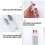 20Pcs Portable Plastic Lip Balm Bottles Assorted Color Lip Gloss Tubes 3