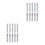 20Pcs Portable Plastic Lip Balm Bottles Assorted Color Lip Gloss Tubes 10