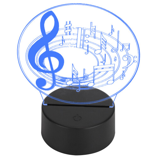 3D Musical Notes LED-Licht USB Touch Tisch 2