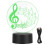 3D Musical Notes LED-Licht USB Touch Tisch 1