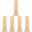 5Pcs Wooden Temple Tablet Memorial Prop For Temple 7