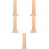 5Pcs Wooden Temple Tablet Memorial Prop For Temple 9