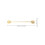 3Pcs Men's Collar Bar Pins Tie Clips Brooch Garment Accessory 2