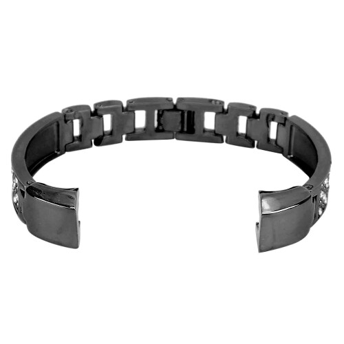 Edelstahlarmband Damen Inlay Strass Armband 2