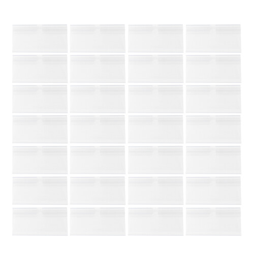 250 Pcs Reusable Shelf Label Holder For Retail Stores