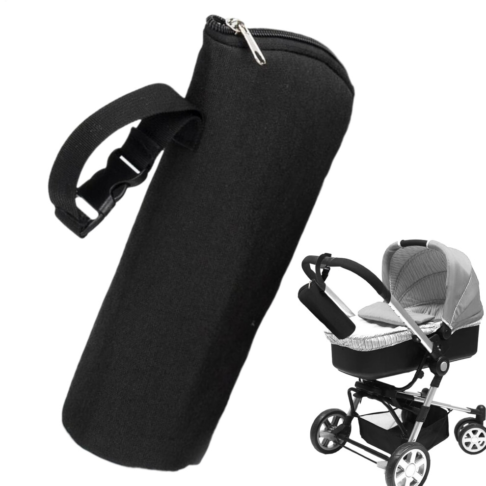 Bottle Cooler Tote Bags Thermal Breastmilk Sleeve Carrier Pouch For Travel Car Daycare Nursing Outdoor Picnic Black