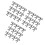 36 Pcs Bowknot Acrylic Wine Glass Markers Reusable Drink Tags 5