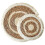 8 Pcs Woven Coaster And Round Placemat Dining Table Accessory 1